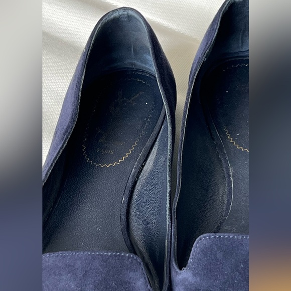 Saint Laurent vintage ballerinas flats size 38 navy authentic - Picture 9 of 10